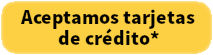 Aceptamos tarjetas de crédito*